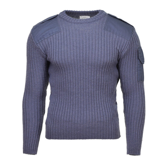 Blue-Grey British Commando Woolie Pullies