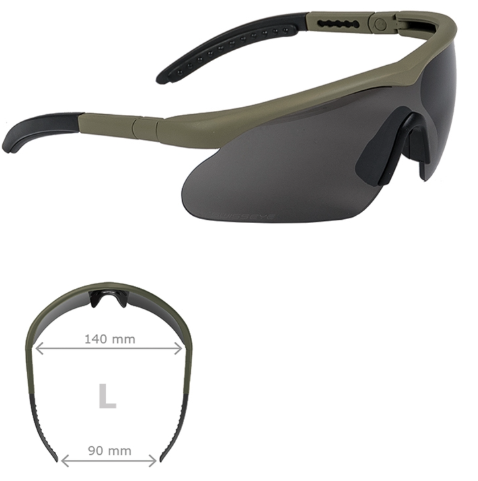 SAFETY GOGGLES SWISS EYE® RAPTOR (L)